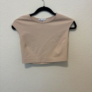 Zara Women's Beige Tank Top